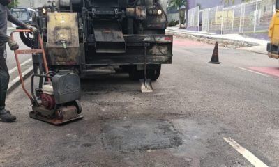 Secretaria de Infraestrutura inicia mês de julho com operação tapa-buraco em mais de 40 bairros